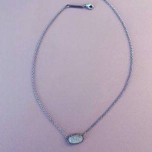 Kendra Scott Elisa Silver Pendant Necklace